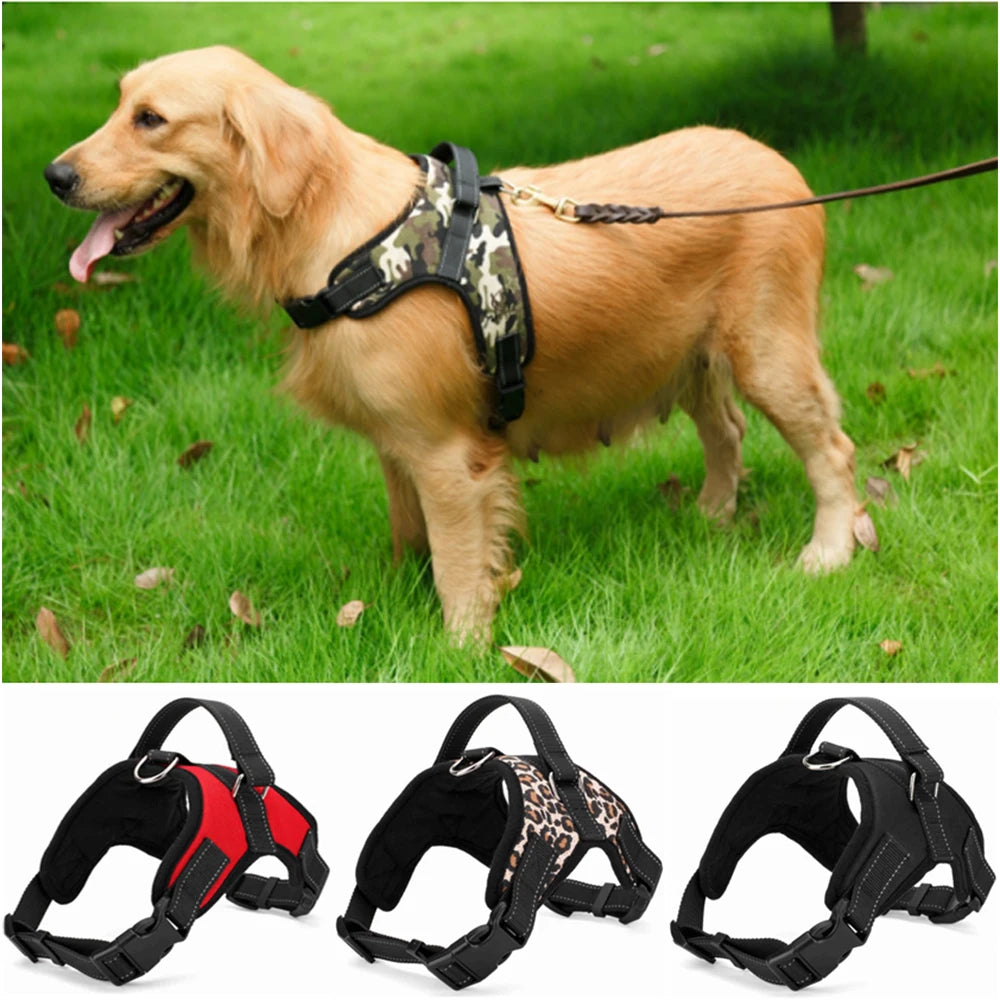 Adjustable Pet Puppy Large Dog Harness