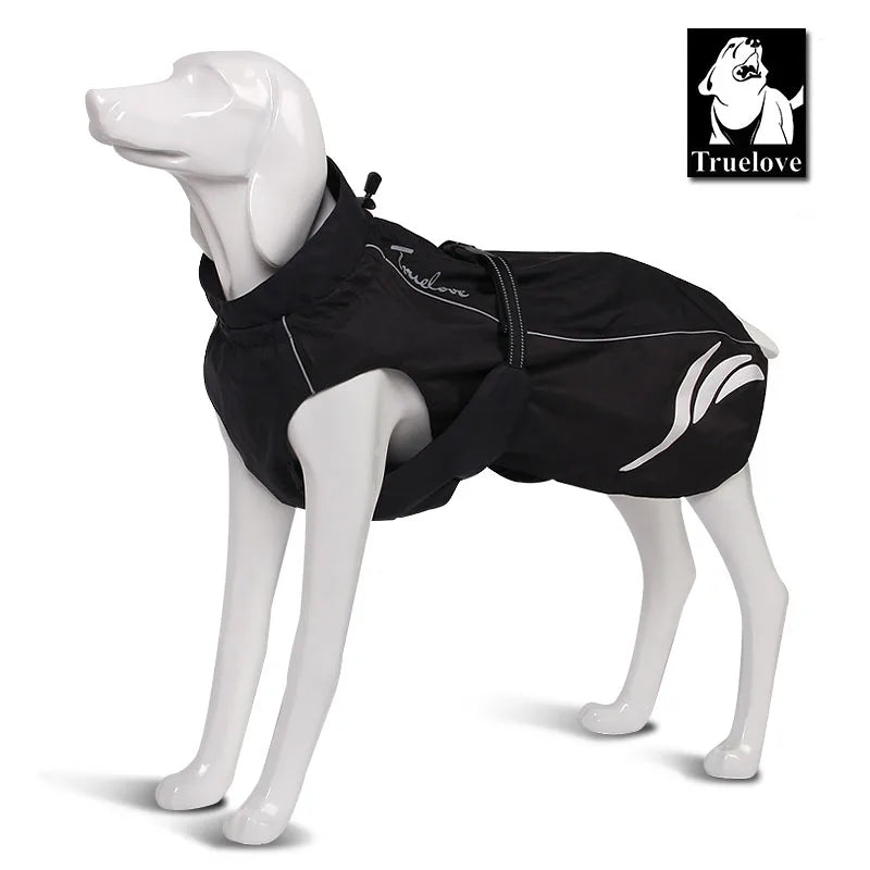 Truelove Waterproof Reflective Stripe Dog Coat Vest Outdoor Walking Dog