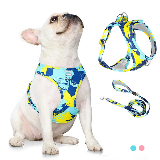 New Dog Cat Harness Adjustable Vest Walking Lead Leash For Puppy Dogs