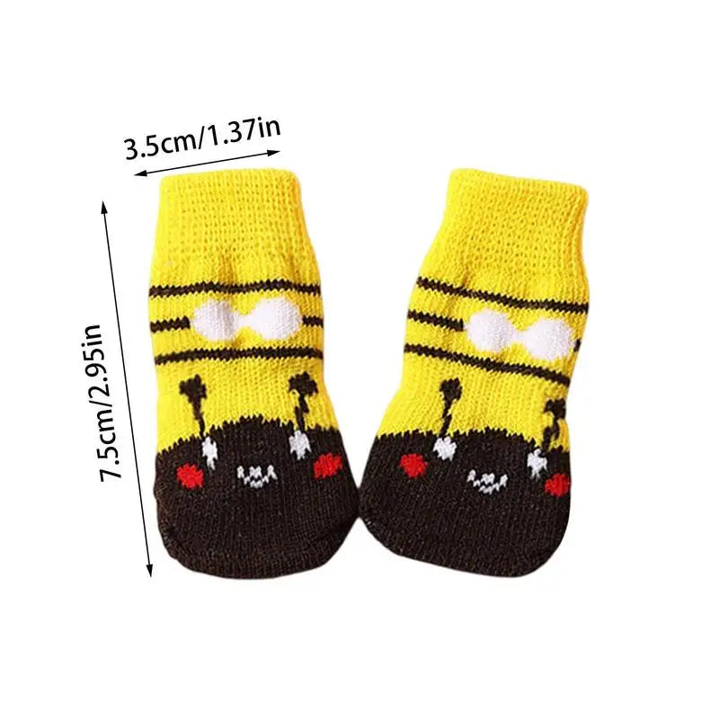 Dog Socks Dog Grip Socks With Straps Traction Control