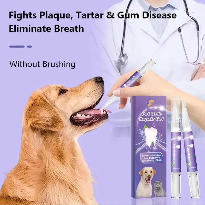 Pet Oral Repair Gel Tooth Brushing Cleaner Toothpaste