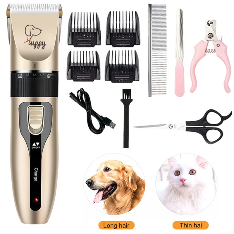 Professional Electric Pet Hair Trimmer Dog Rechargeable