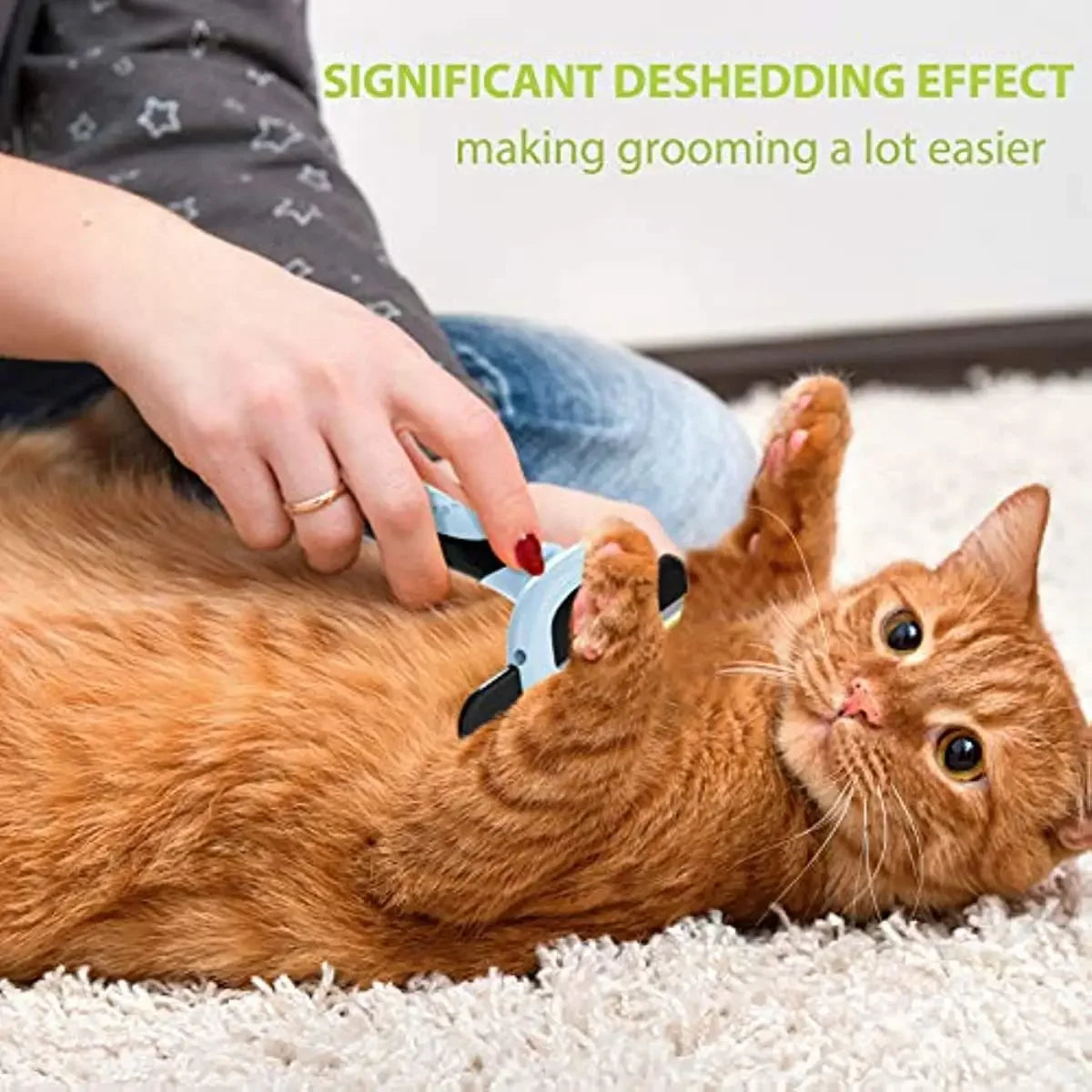 Pet Grooming Brush, Deshedding Tool for Dog