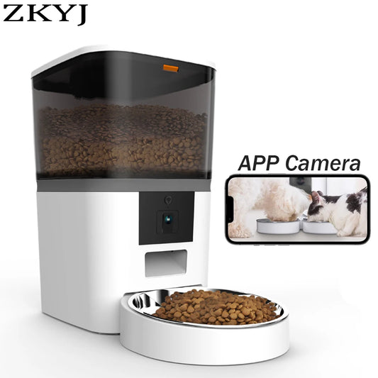 4L With HD Camera Outomatic Pet Feeder Cat And Dog Food Automatic Dispenser Suitable