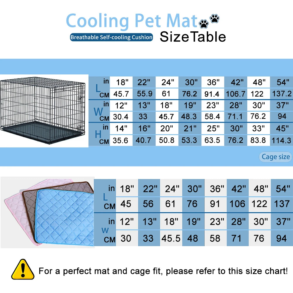 Dog Mat Cooling Summer Pet Mats