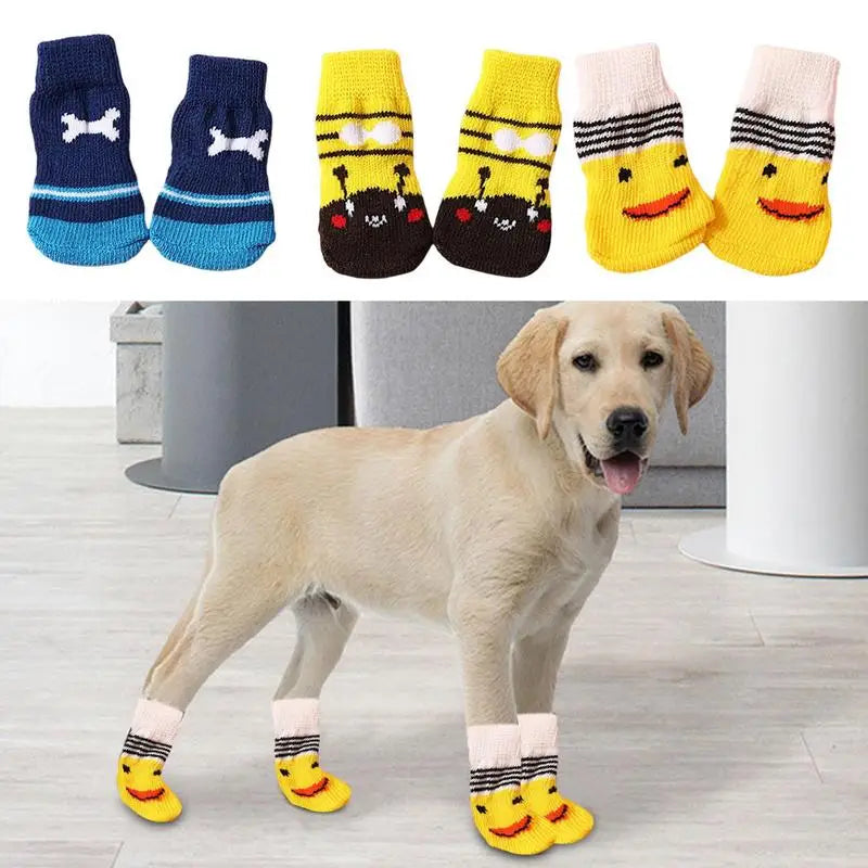 Dog Socks Dog Grip Socks With Straps Traction Control